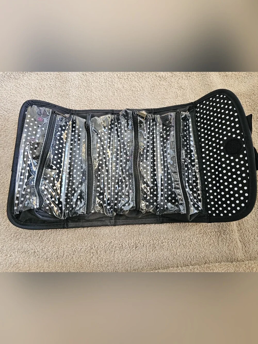 Pandora Black Foldable Jewelry Organizer Pouch